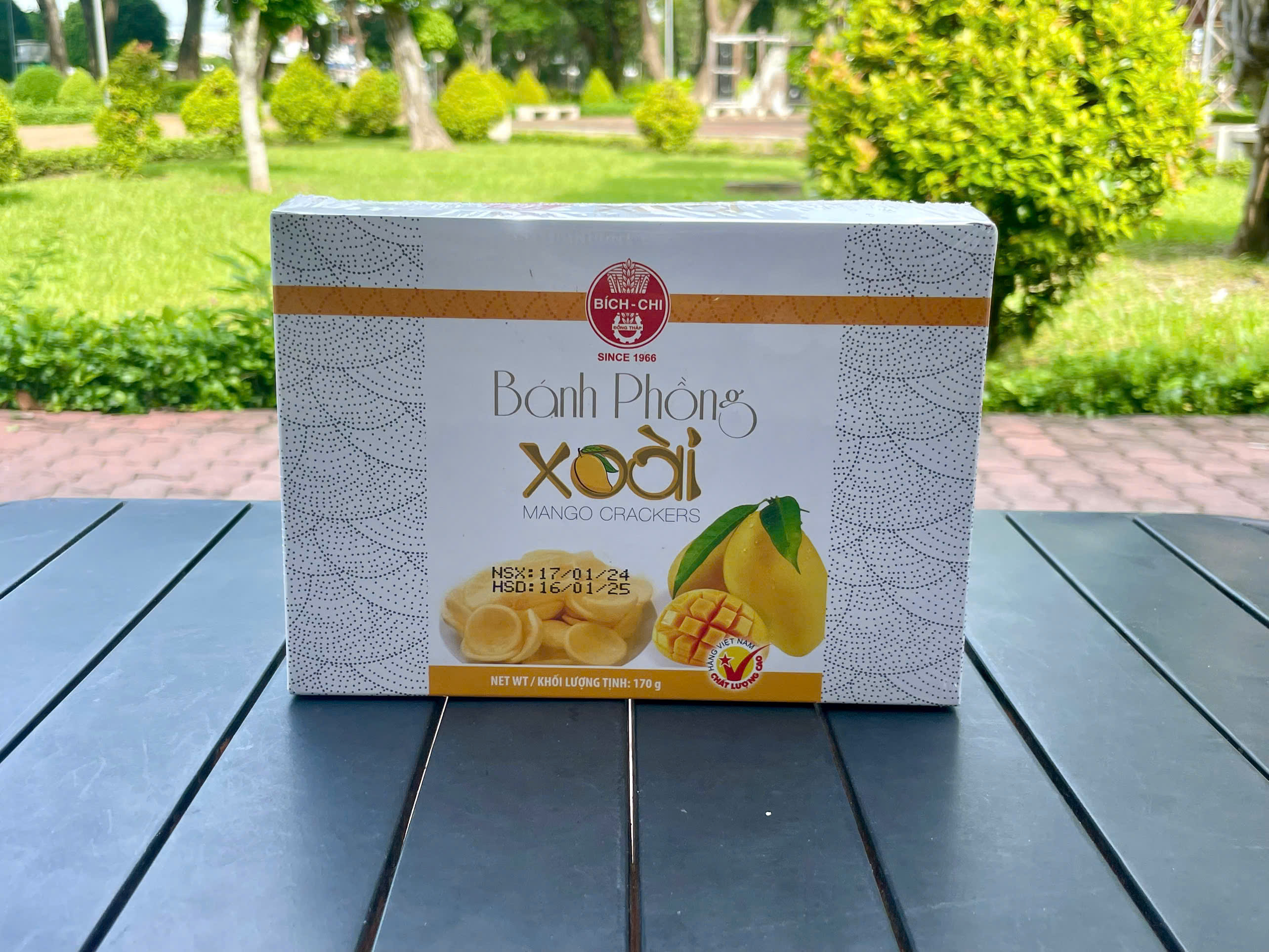 Giới thiệu về Bánh Phồng Xoài - Bích Chi