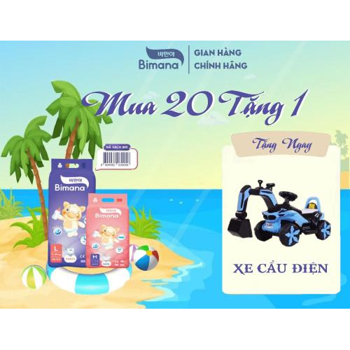 Tã dán Bimana Hàn Quốc size M (6 - 11kg)